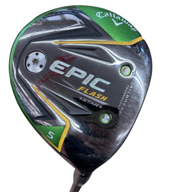 【中古】 キャロウェイ EPIC FLASH STAR 5W フェアウェイウッド FW Speeder EVOLUTION for CW(フェアウェイ) (フレックスS) メンズ 男性用 右利き 右用 Dランク ゴルフクラブ
