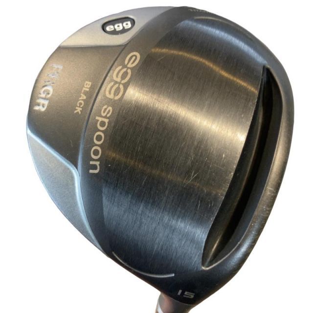 【中古】 プロギア egg spoon BLACK 15° フェアウェイウッド FW リシャフト (フレックスその他) メンズ 男性用 右利き 右用 Cランク ゴルフクラブ
