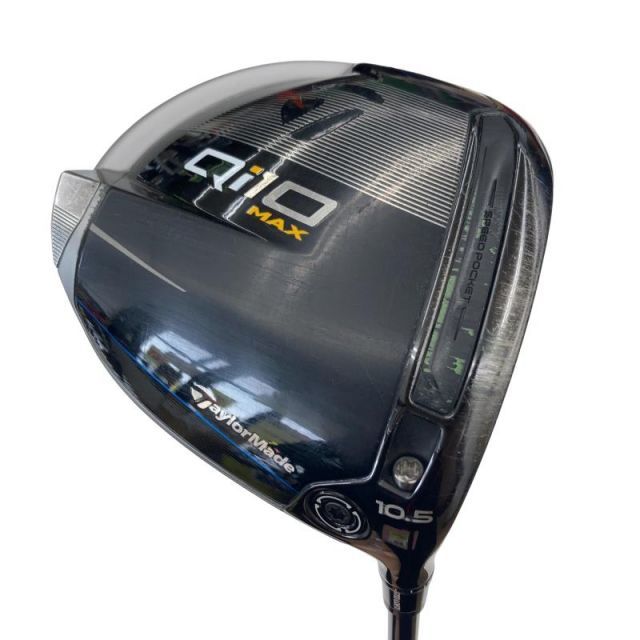 【中古】 テーラーメイド Qi10 MAX 10.5° ドライバー DR Diamana BLUE TM50(Qi10 DR) (フレックスSR) メンズ 男性用 右利き 右用 Cランク ゴルフクラブ