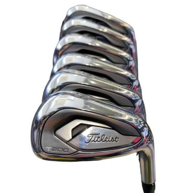 【中古】 タイトリスト Titleist T200 8S アイアンセット IR NS PRO MODUS3 TOUR105 (フレックスS) メンズ 男性用 右利き 右用 Cランク ゴルフクラブ