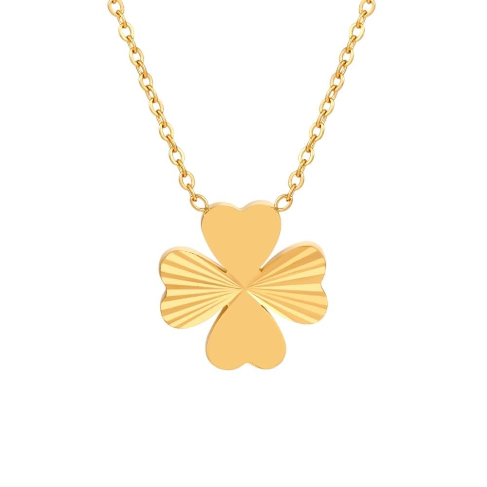 18金ネックレス レディース 18k ゴールド K18四つ葉のクローバーネックレス ギフト 記念日 クリスマス ホワイトデー 誕生日 プレゼント 贈り物