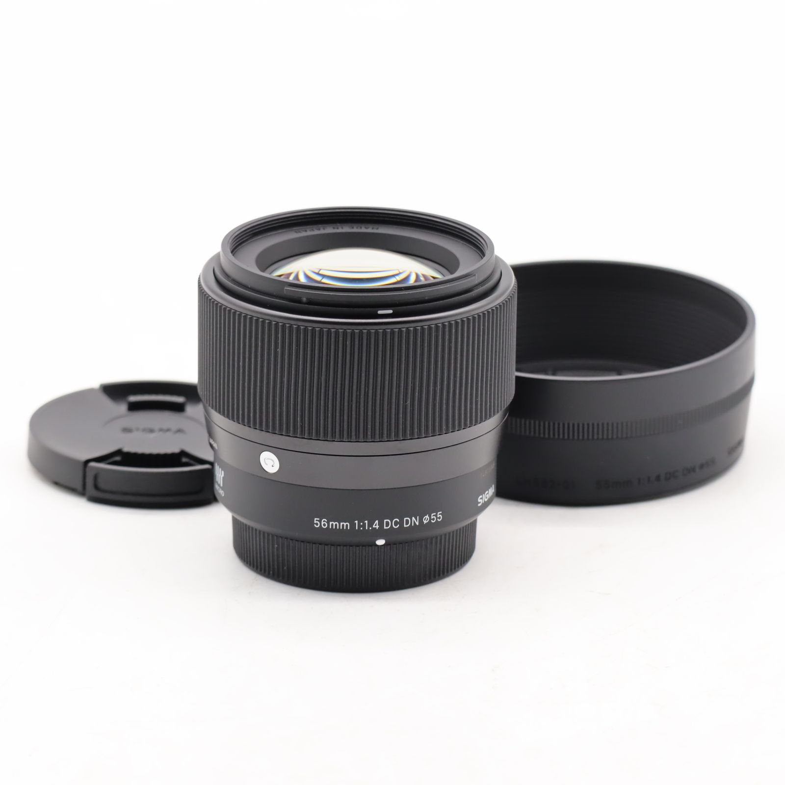 SIGMA Contemporary 56mm F1.4 DC DN マイクロフォーサーズ用｜単焦点望遠レンズ MFT対応｜大口径F1.4・高解像・美しいボケ ポートレート向け【中古】