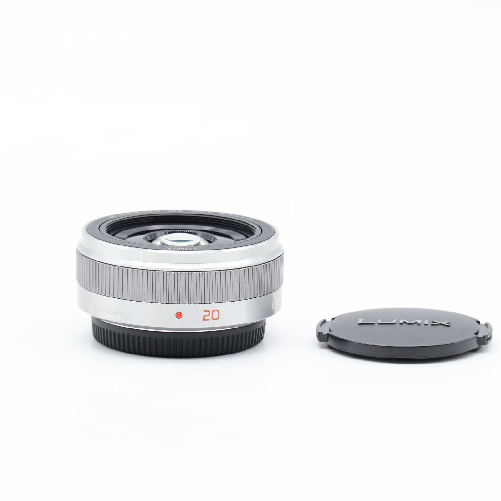 Panasonic G 20mm F1.7 II ASPH. シルバー｜マイクロフォーサーズ用 単焦点レンズ｜大口径F1.7 パンケーキレンズ【中古】