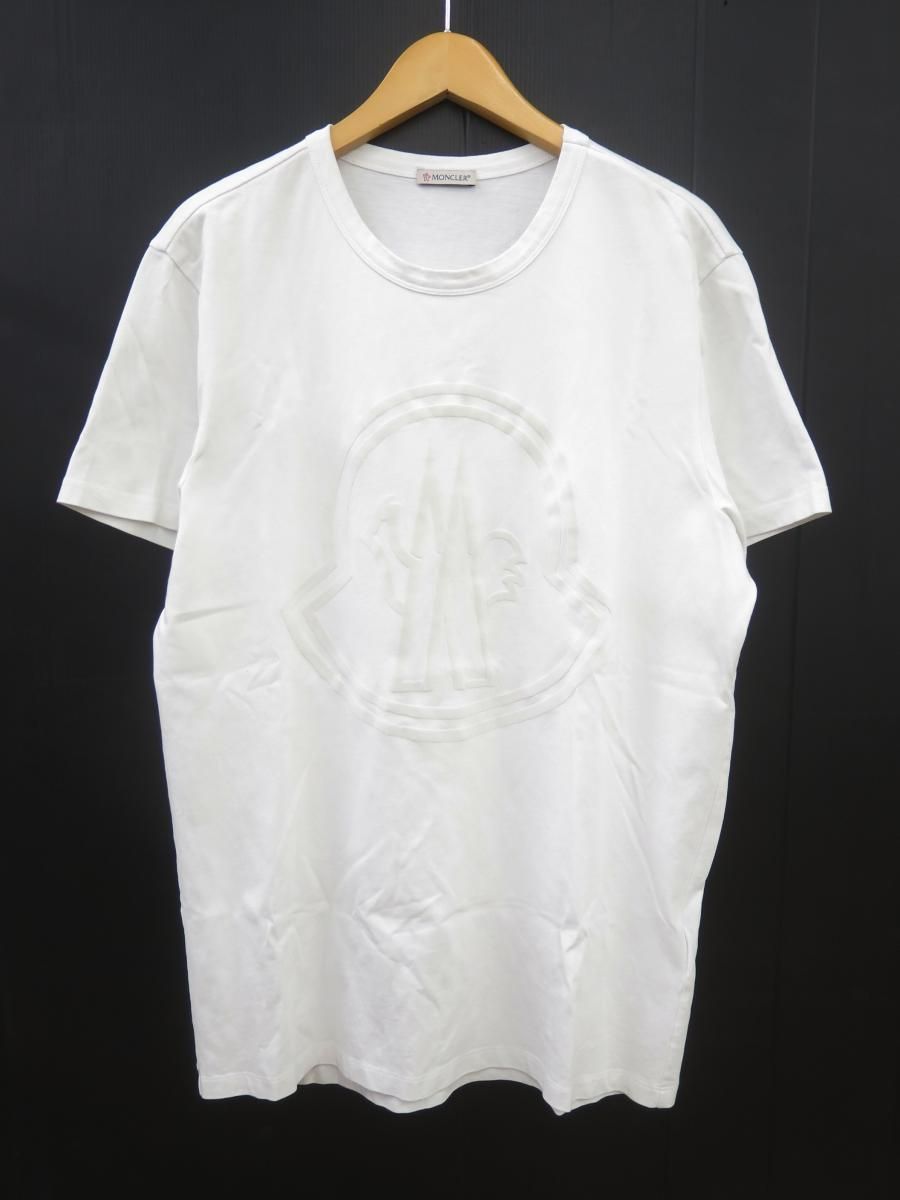 ★7963☆MONCLER モンクレール F20918C74810 MAGLIA T-SHIRT ロゴTシャツ　L