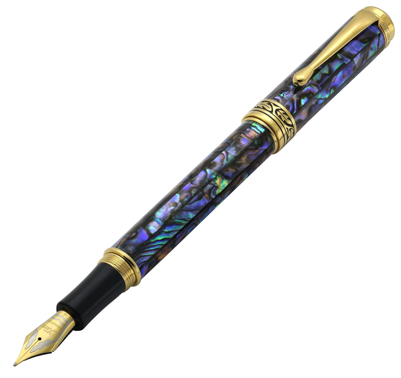 Xezo マエストロ 万年筆 中細ペン先 (0.45mmライン) Gift of Writing