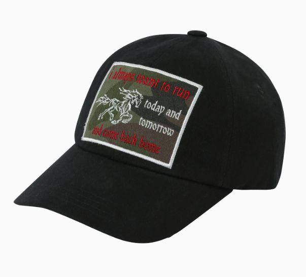 バウフ ホールス パッチ ベースボールキャップ Horse Patch Ball Cap ブラック
