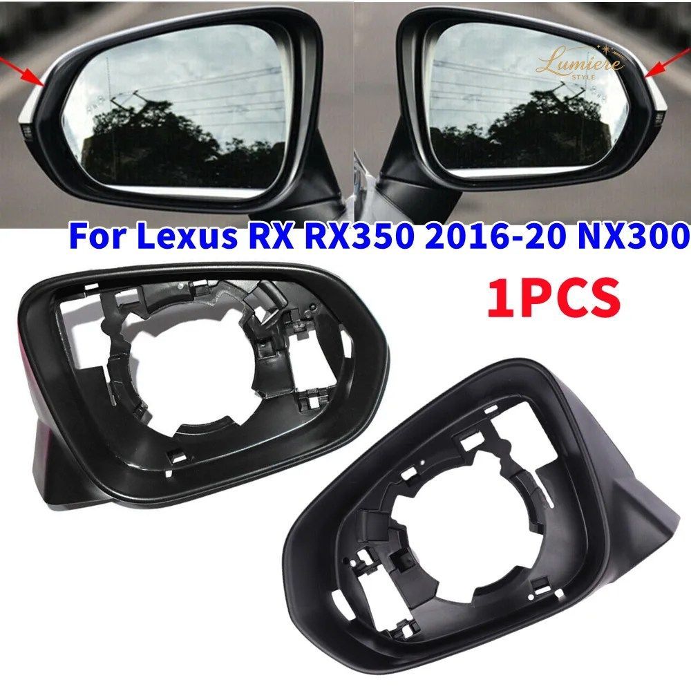 左ハンドル車用 レクサス RX RX350 2016-2020 NX 2015-2020 車用ミラーアイブロウプロテクターカバー 防水フレームミラー