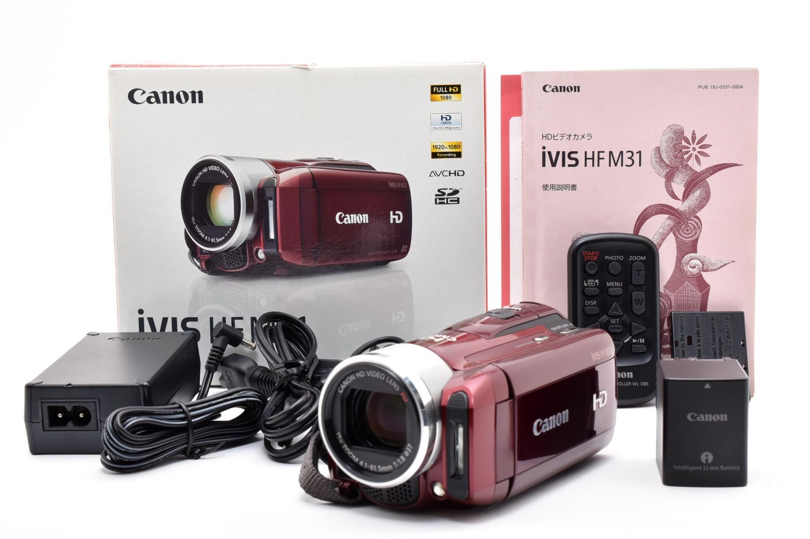 ★良品★キヤノン Canon iVIS HF M31★ T77＃5662