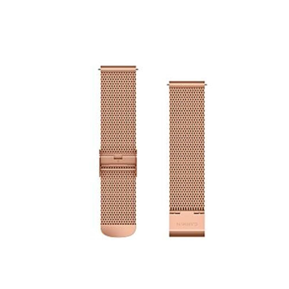 GARMIN Quick Release バンド 20mm 18K Rose Gold PVD Milanese 010-12924-64【GARMIN純正品】
