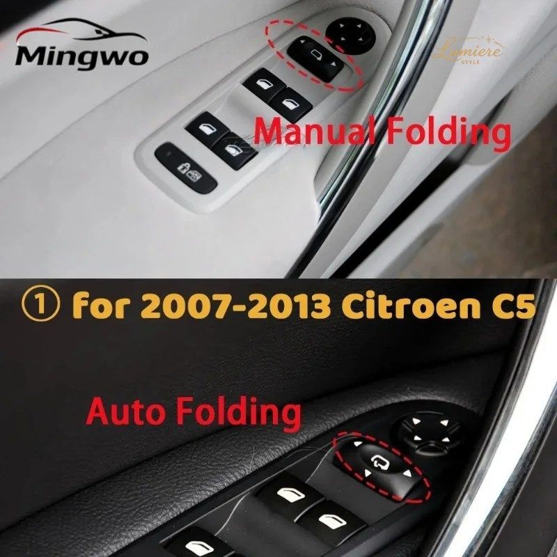 ウィンドウコントロールスイッチ サイドミラーボタン 98054508ZD 2007-2013 プジョー 308 508 シトロエン C5 96659465ZD 98053439 30170396