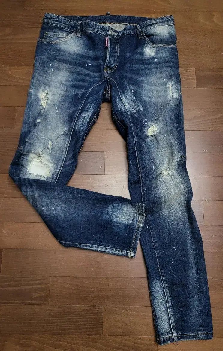 正規品 DSQUARED2 ディースクエアード2 ダメージストレッチジーン 35
