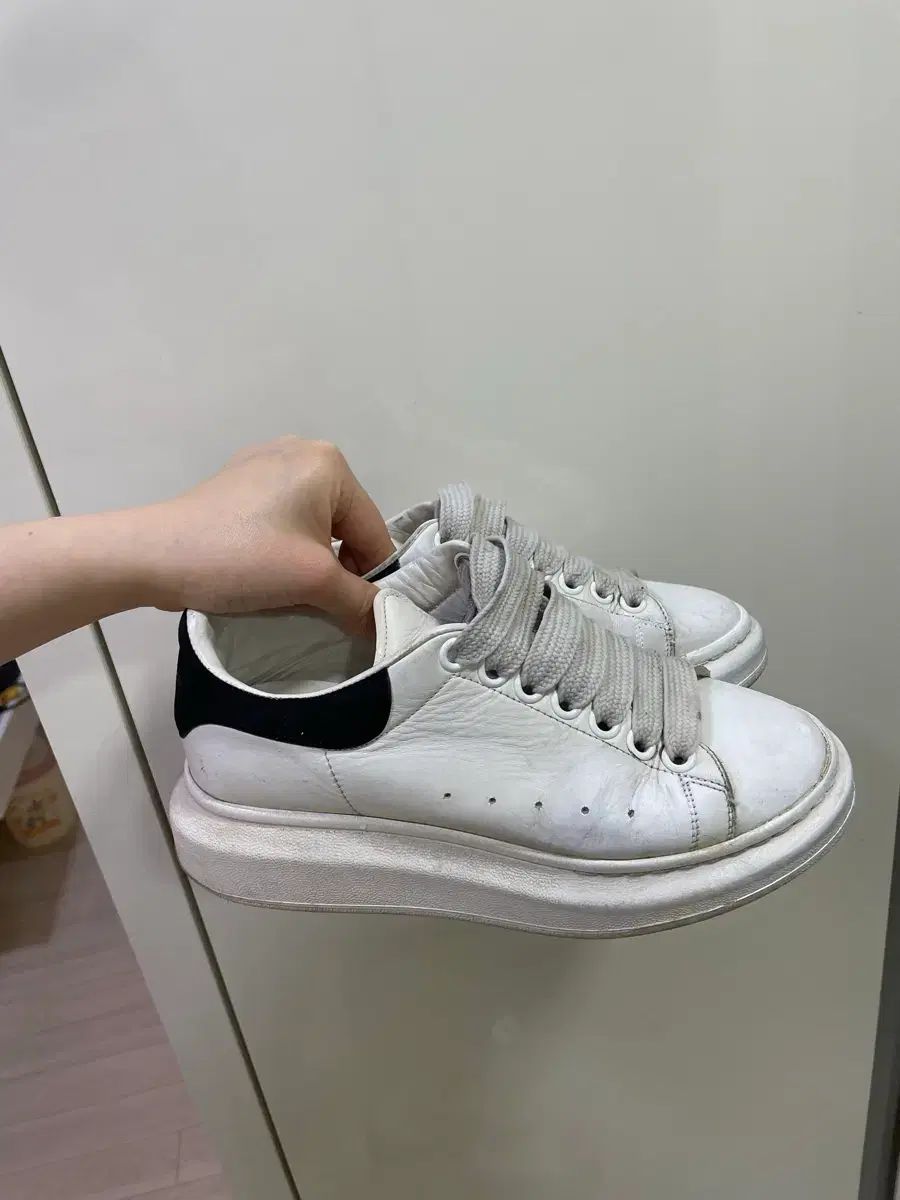 正規品) Alexander McQueen アレキサンダー・マックイーン オーバーソール スニーカー 白 35
