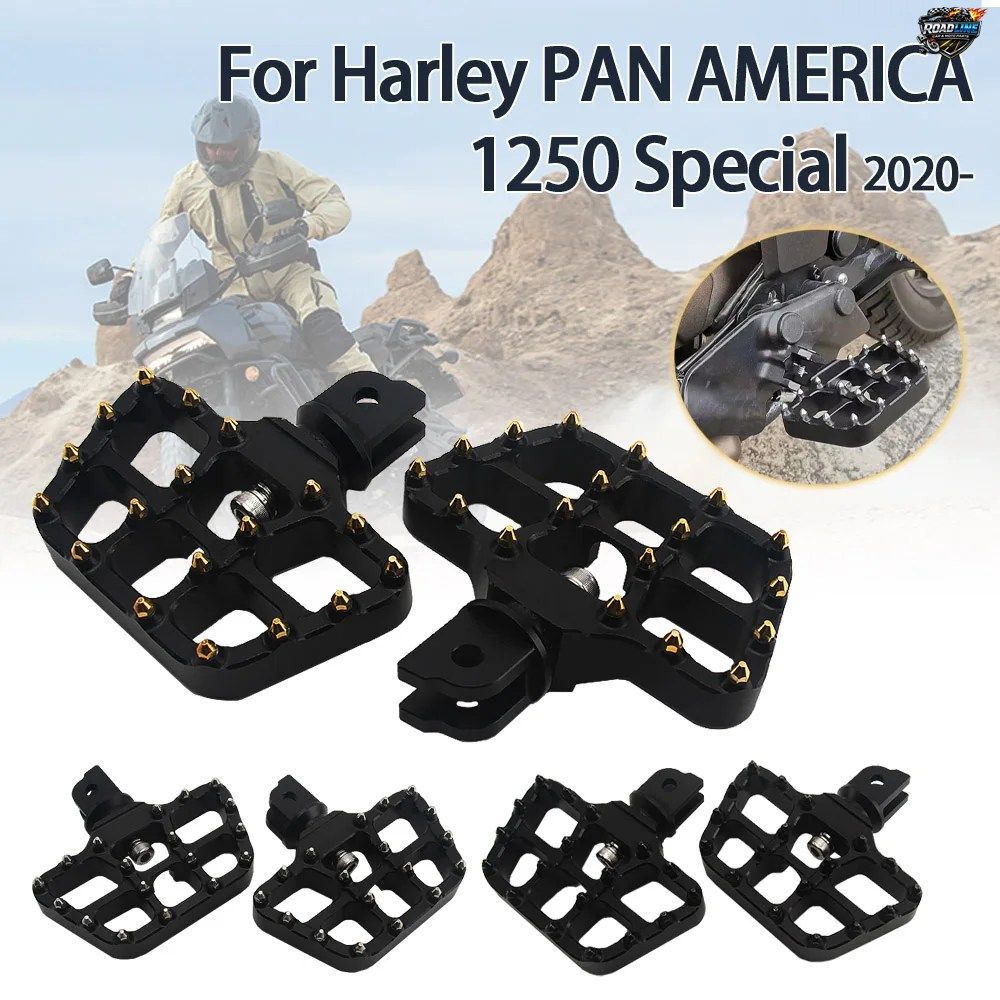 フロントライダー用フットレスト、フットペグ、フットペダル（PAN AMERICA 1250 SPECIAL 1250 2020年以降モデル用）、モーターサイクルアク