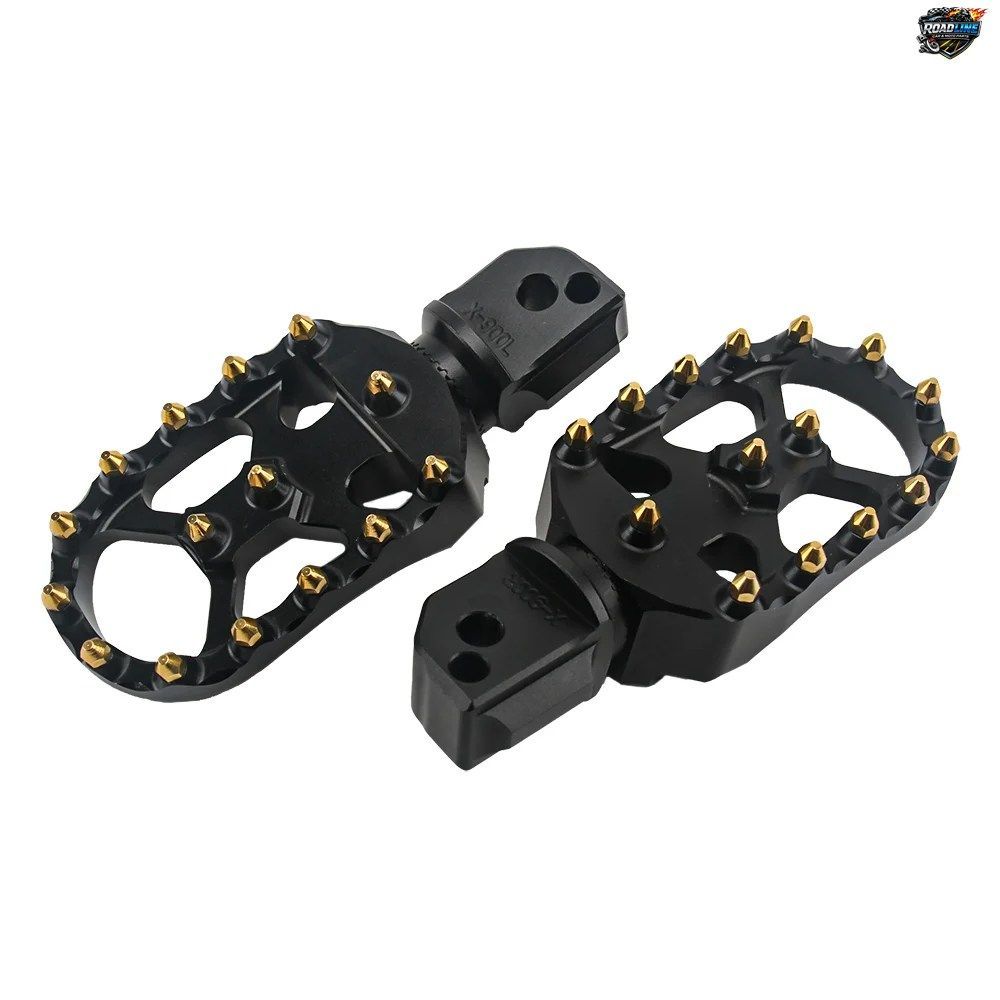 BMW R1300GS ADVENTURE GSA1300 2023-2025用パッセンジャーリアフットペグ、モーターサイクルフットレスト、ワイドフットレストペダル