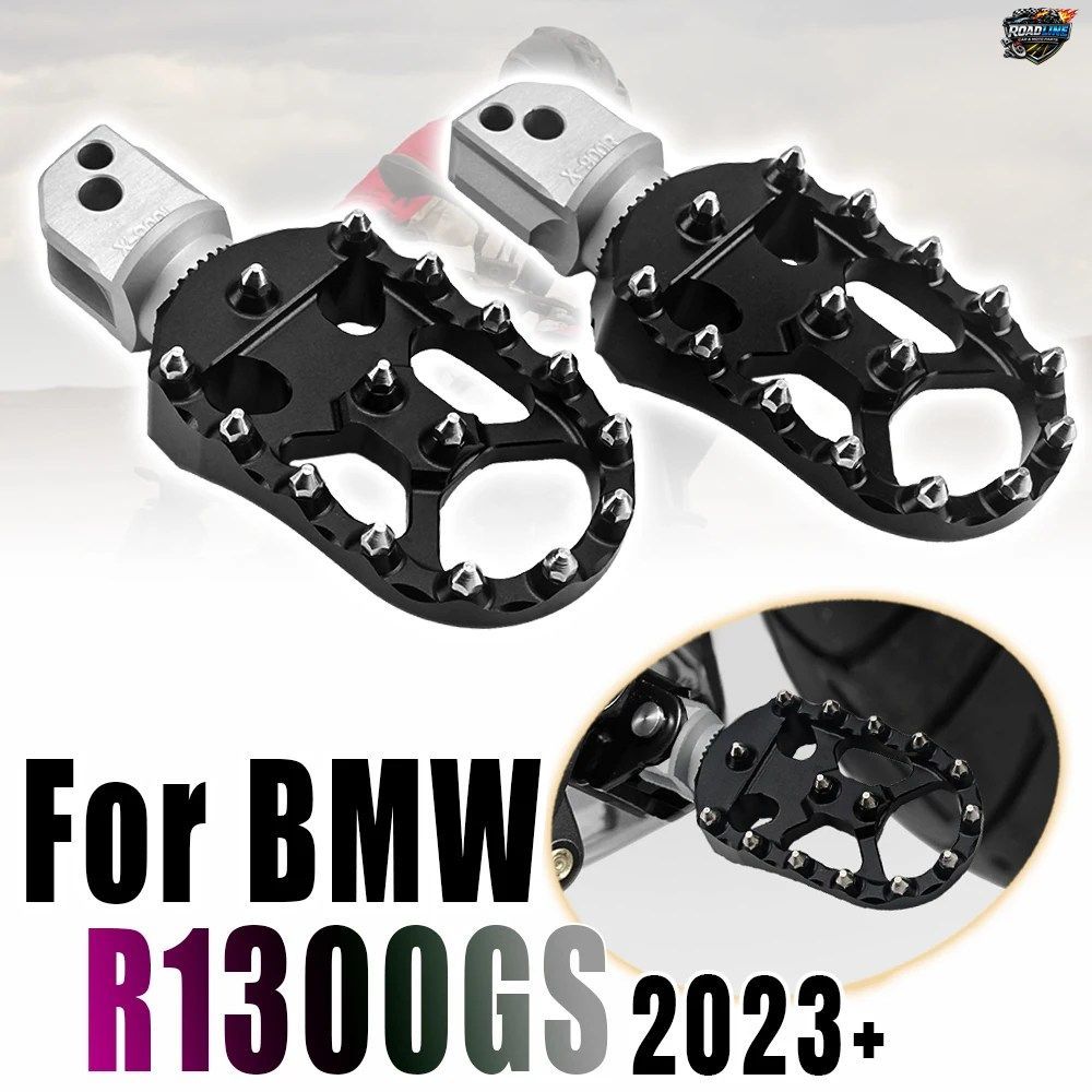 BMW R1300GS ADVENTURE GSA1300 2023-2025用パッセンジャーリアフットペグ、モーターサイクルフットレスト、ワイドフットレストペダル BMW R1300GS ADVENTURE GSA1300 2023-2025用パッセンジャーリアフットペグ、モーターサイクルフットレスト、ワイドフットレストペダル