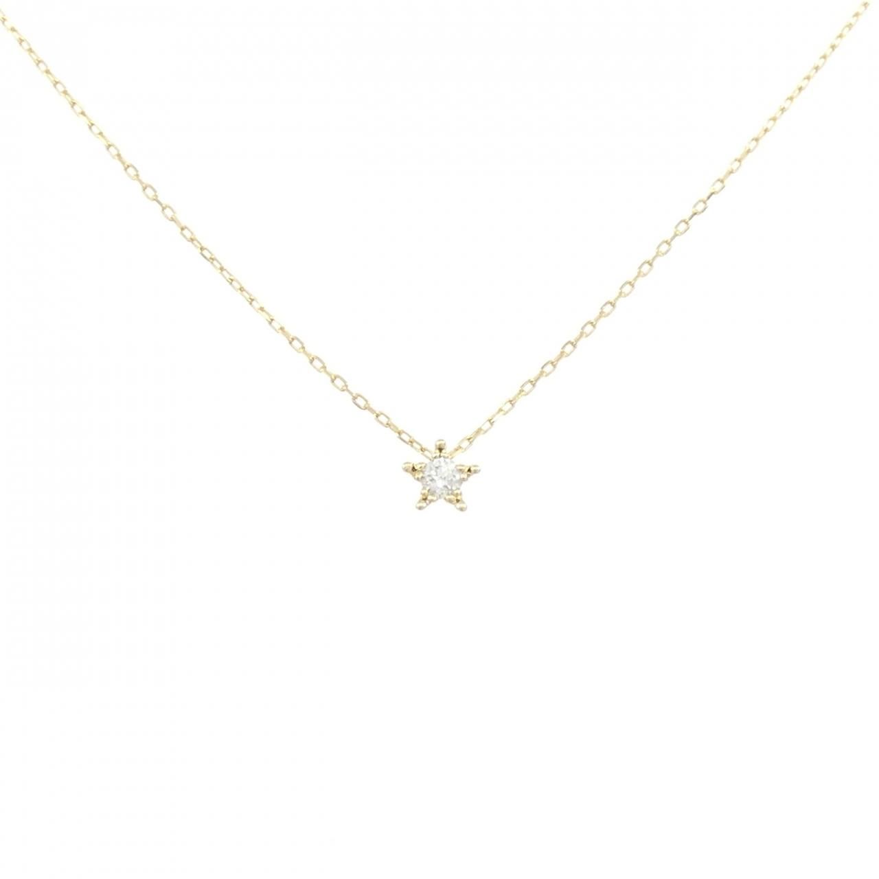 スタージュエリー スター ダイヤモンド ネックレス 0.04CT