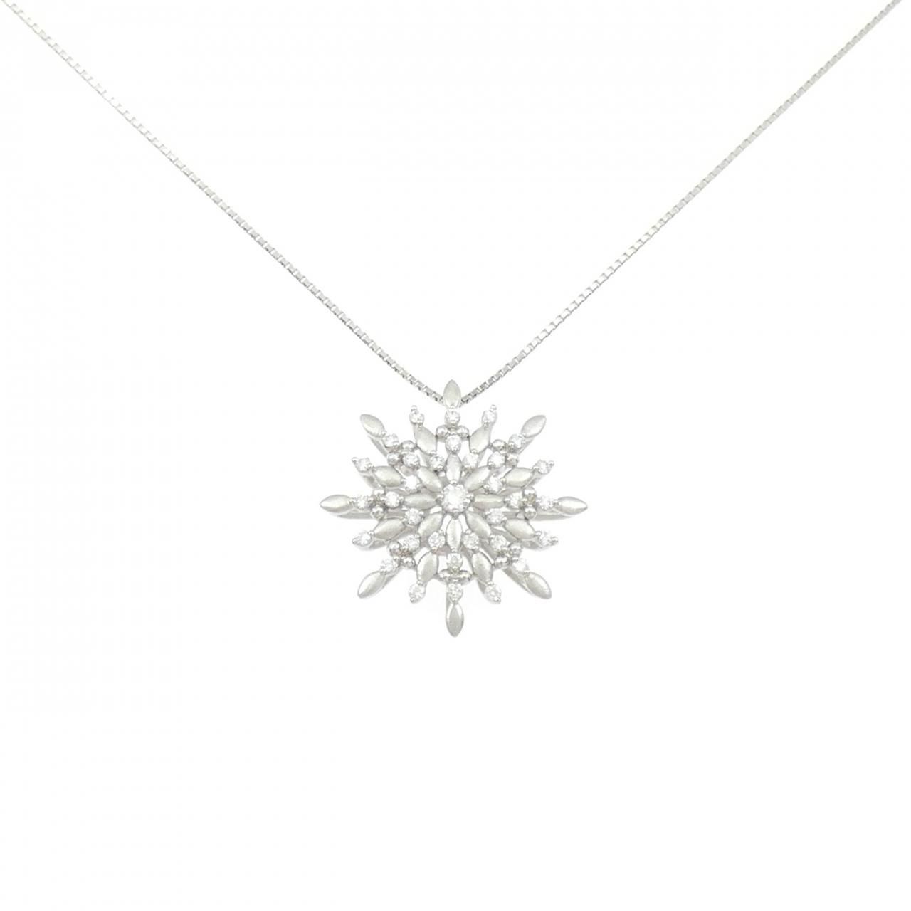 PT900/PT850 ダイヤモンド ネックレス 0.30CT