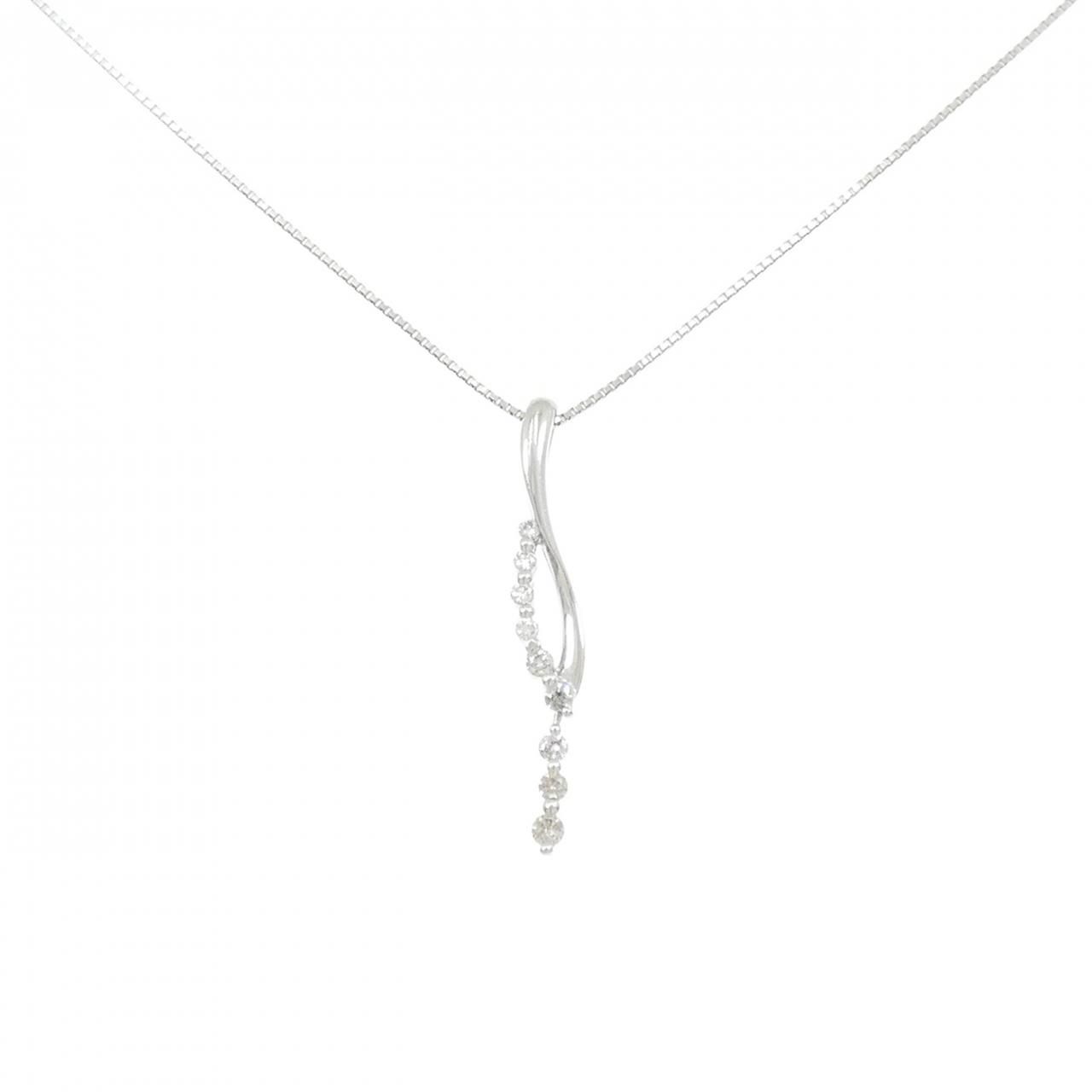 PT950/PT850 ダイヤモンド ネックレス 0.25CT