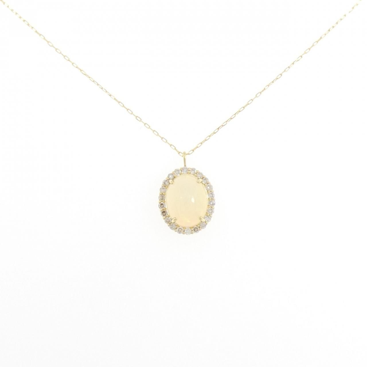 K18YG オパール ネックレス 1.00CT