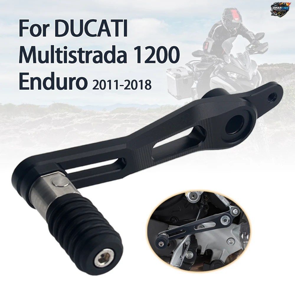 オートバイ部品 CNC 折りたたみ式ギアシフトロッド シフトペダルレバーシフター DUCATI MULTISTRADA1200 ENDURO MULTISTRADA 950 2018用