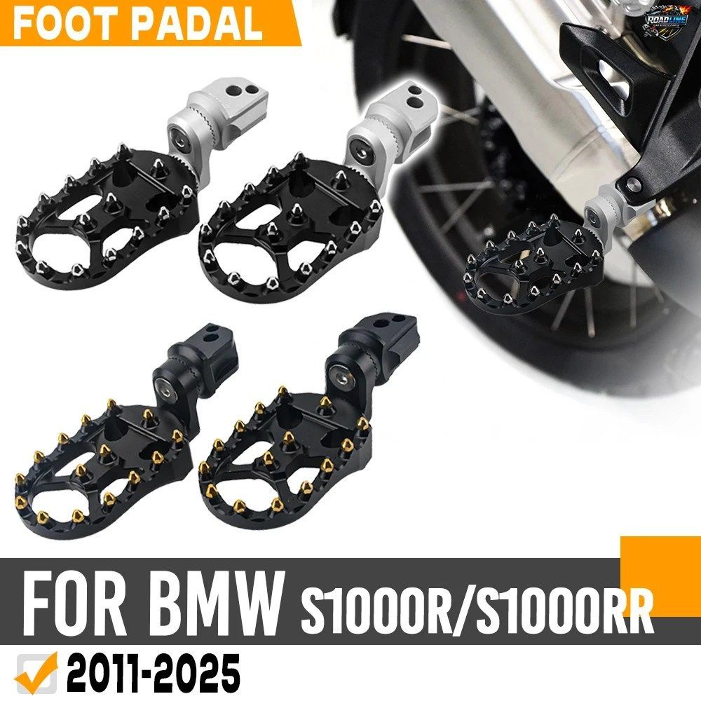 BMW S1000R 2014-2016、S1000RR 2011-2025用パッセンジャーフットペグアルミペダルリアフットレストオートバイ装備部品フットレスト 20,910円