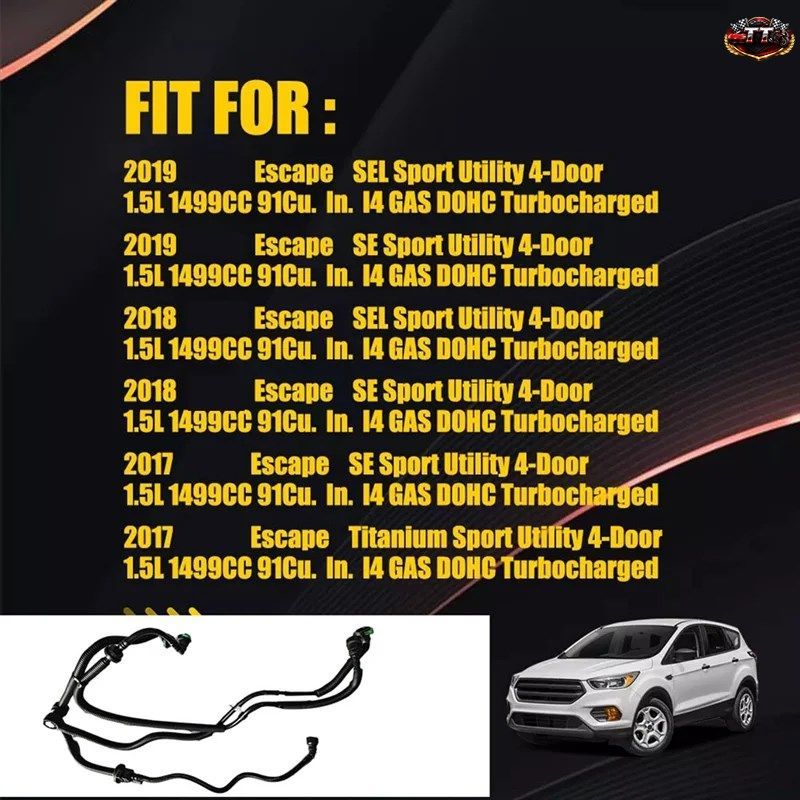 A65X-CAR ターボ燃料蒸気分離チューブホースバルブ GV61-9D289-BE フォード エスケープ 1.5L 2017-2019 GV6Z-9D289-E GV619D289BE 7,370円