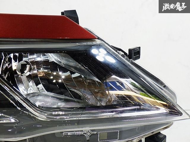 奇麗//破損無し】日産 純正 C27 セレナ 前期 LED ヘッドライト ヘッド