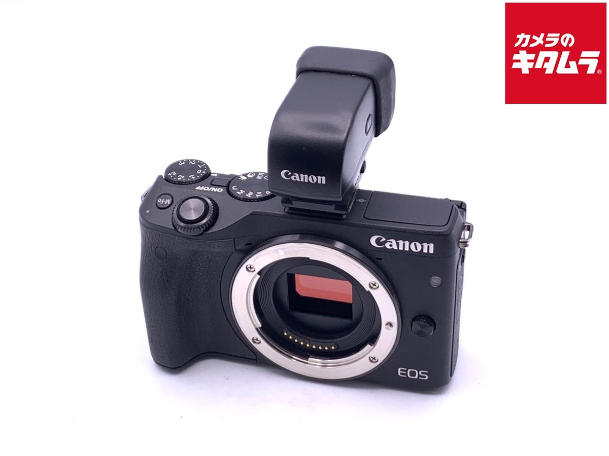 【中古】 【良品】 キヤノン EOS M3 ボディ ブラック EVFキット