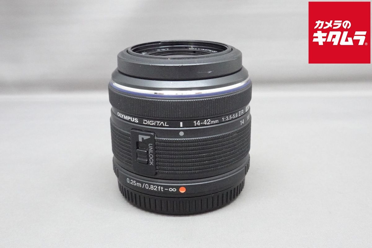 【中古】 【難あり品】 オリンパス M.ZUIKO DIGITAL 14-42mm F3.5-5.6 II R ブラック