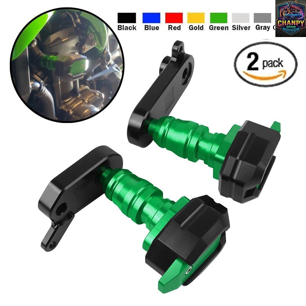 カワサキ ZX6R R ZX-6R 2009-2012 転倒防止フレームスライダーフェアリングガードクラッシュパッドプロテクター