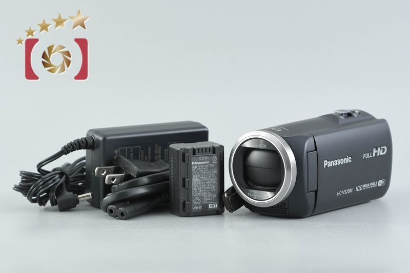 【中古】Panasonic パナソニック HC-V520M ダークネイビー デジタルハイビジョンビデオカメラ