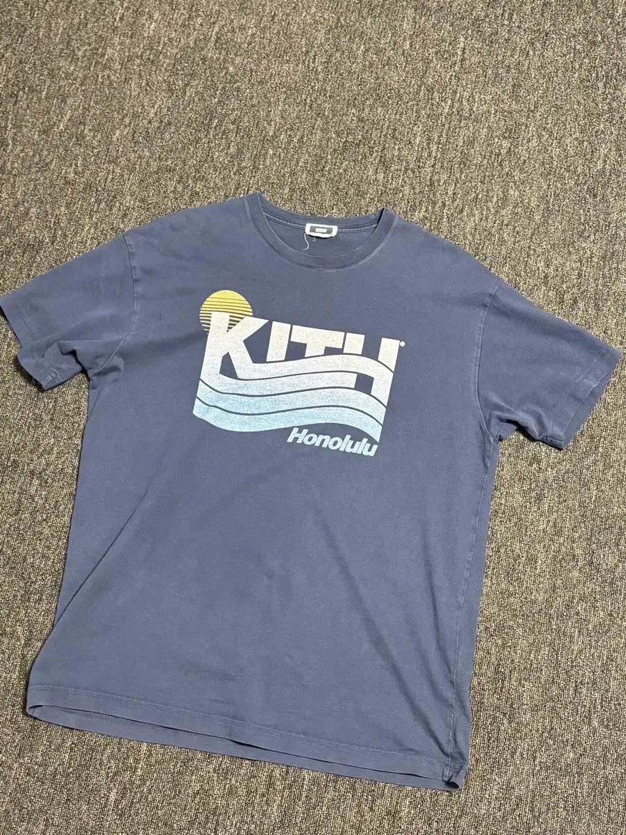 KITH(キス) ホノルル Tシャツ ネイビー L 105