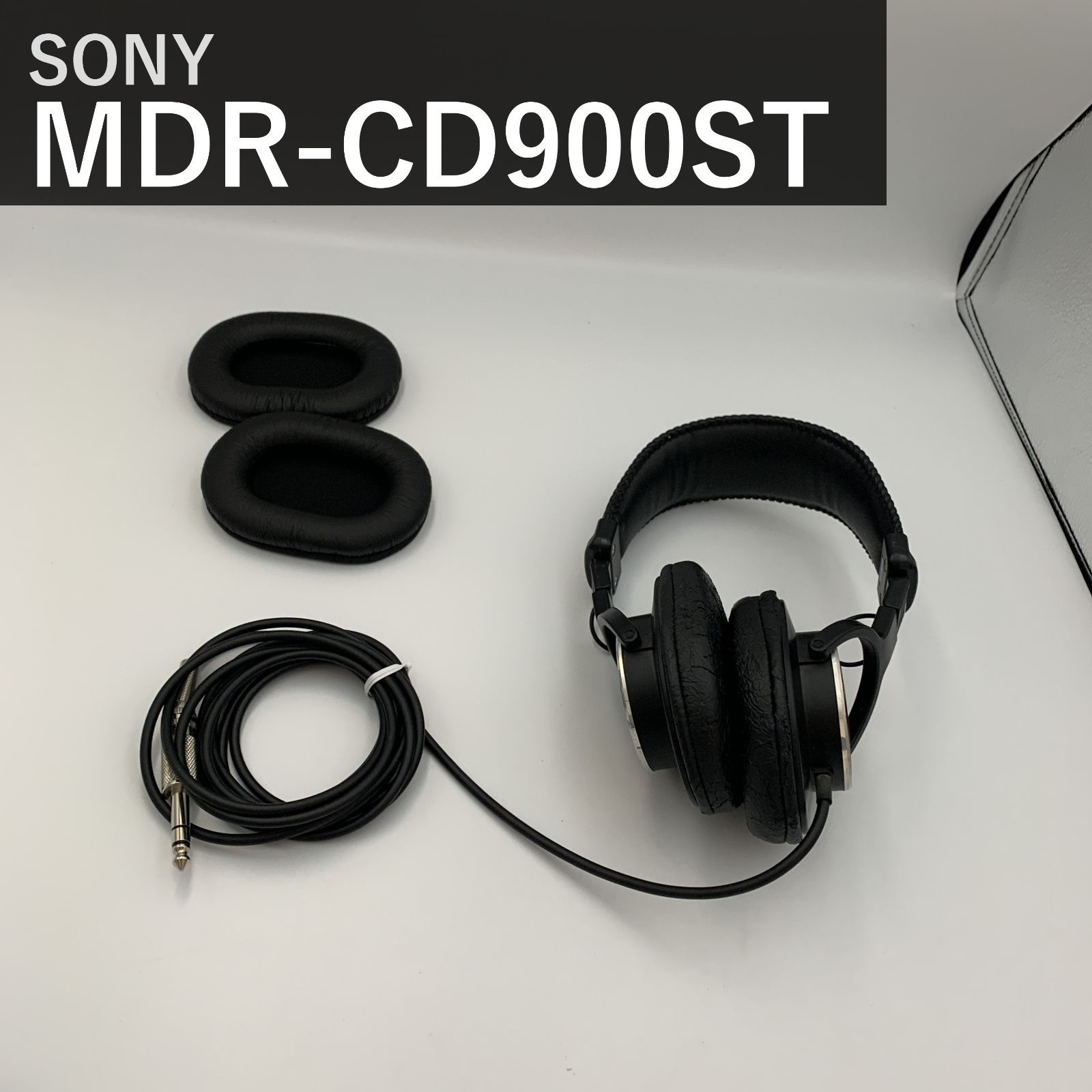 SONY ソニー MDR-CD900ST 密閉ダイナミック型 有線 スタジオモニターヘッドホン 黒 ブラック プロフェッショナル モニターヘッドホン レコーディング DTM 業務用 標準プラグ 純正 国内正規品 10,763円
