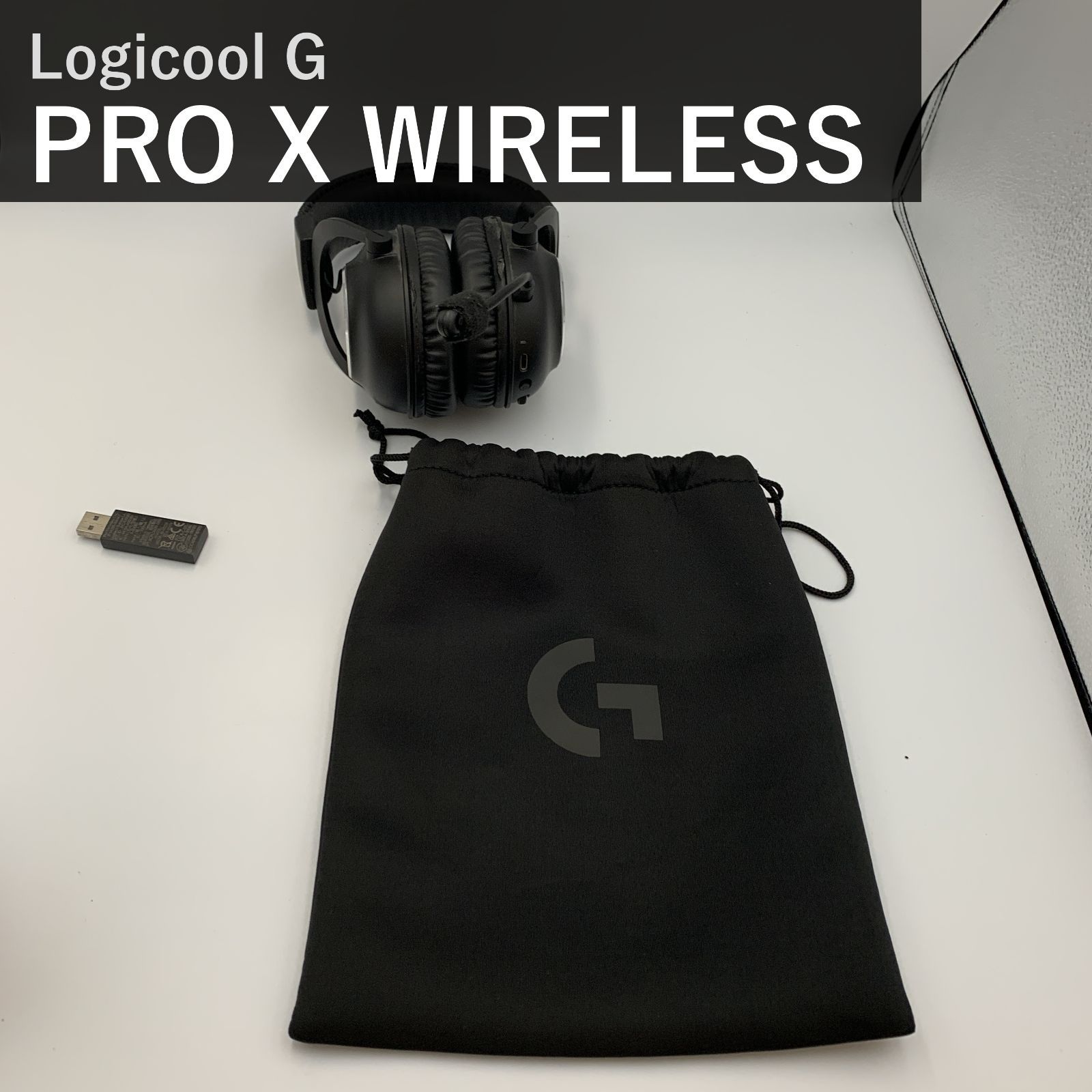 Logicool G ロジクール PRO X ワイヤレス ゲーミングヘッドセット G-PHS-004WL LIGHTSPEED Dolby 7.1ch マイク付き 軽量 充電式 ブラック PS5 PS4 PC 国内正規品