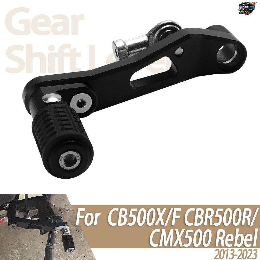 ホンダ CB500F 500X CBR500R 2013-2023 CMX 500 REBEL 2021 用 調節可能折りたたみ式フットペグシフターペダルギアシフトレバー