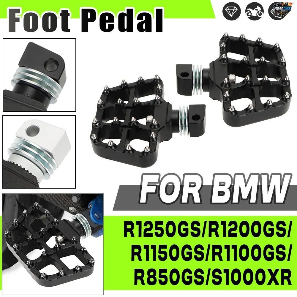BMW R1250GS R1200GS LC ADV R1150 GSR1100 GS R850 GS S1000XR 用オートバイ CNC フットペグ ペダル パッセンジャー フットレスト リア フ