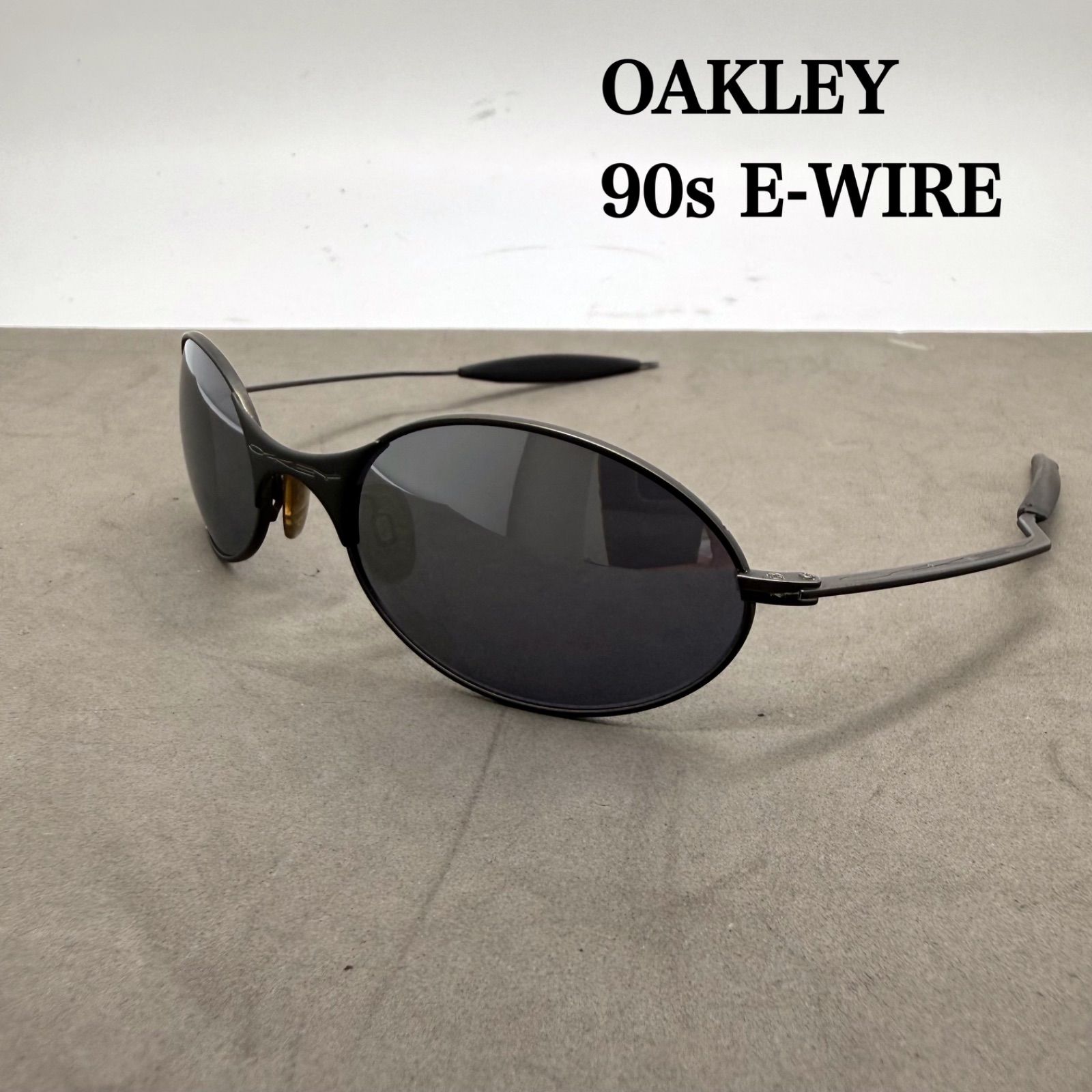 OAKLEY 90s tech archive E-WIRE round sunglasses オークリー Eワイヤー ラウンド サングラス テック アーカイブ レア 廃盤