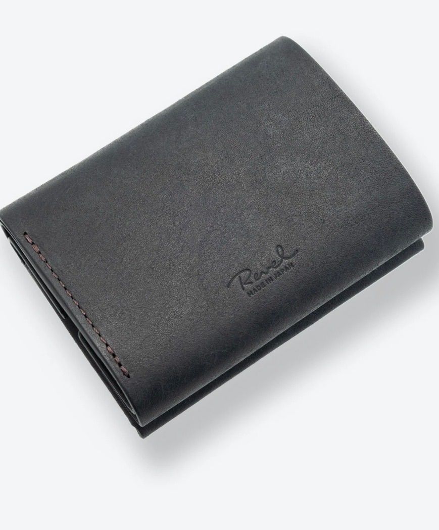 2.5折り財布®︎ [限定モデル] MINI2 ITALY SCRATCH DUSTY BLACK