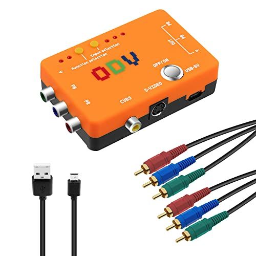 【新品】Mcbazel ODV-II コンバーター コンポーネント/CVBS/S-ビデオからコンポーネントへのコンバーター レトロ ゲーム コンソール用 変換アダプター 日本語取扱説明書ダウンロード版付き[レトロゲーム専用] aafa93ee