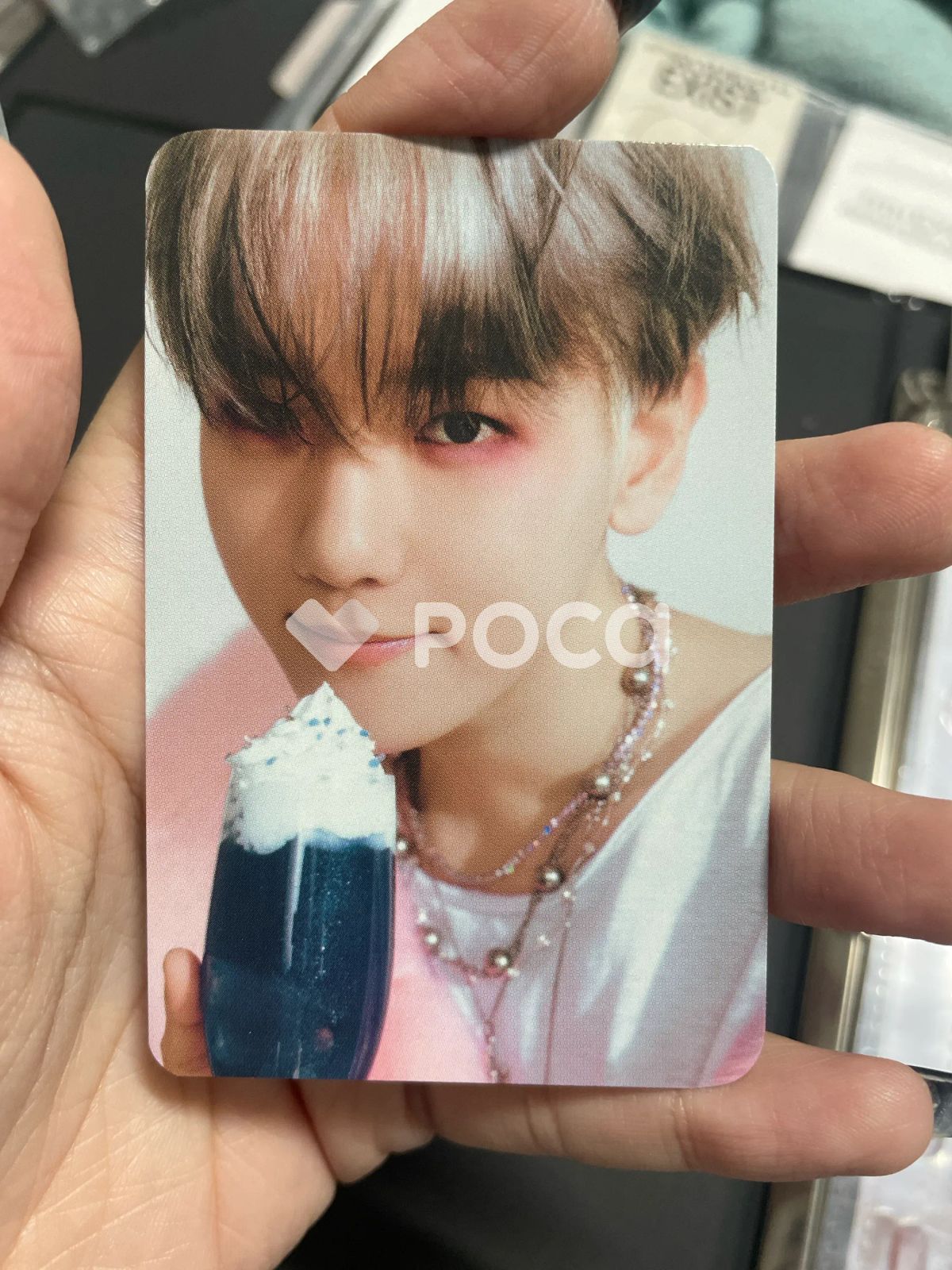 exo EXOcial Club Cream Soda トレカ ベッキョン  ② EXO ベクヒョン EXIST EXOcial Club – Cream Soda ラキドロ - メルカリ