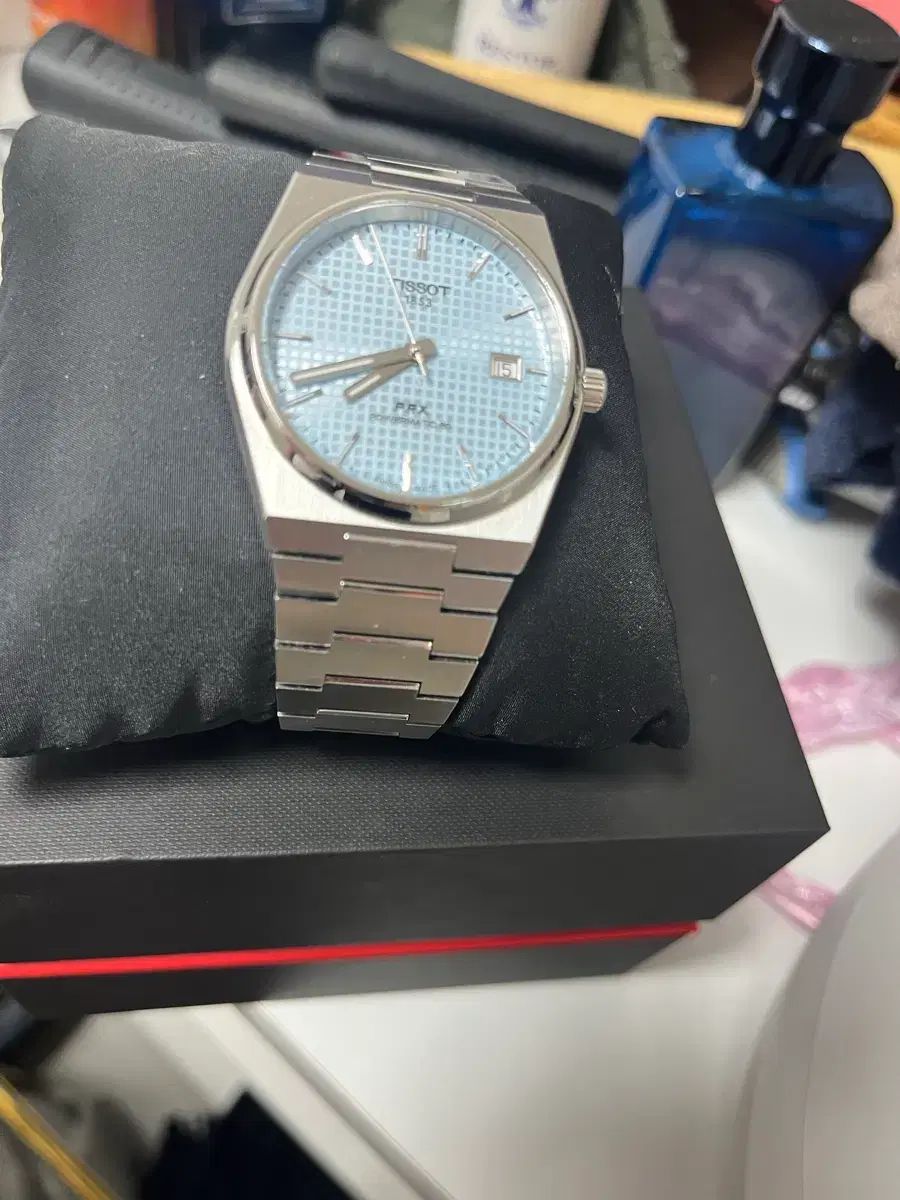 ティソ PRX アイスブルー