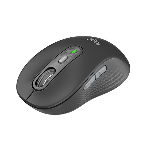 Logicool Signature M750MGR ワイヤレスマウス 静音 レギュラー グラファイト ワイヤレス マウス 無線 Bluetooth Logi Bolt Unifying非対応 windows mac iPad Android f7f6c7c8