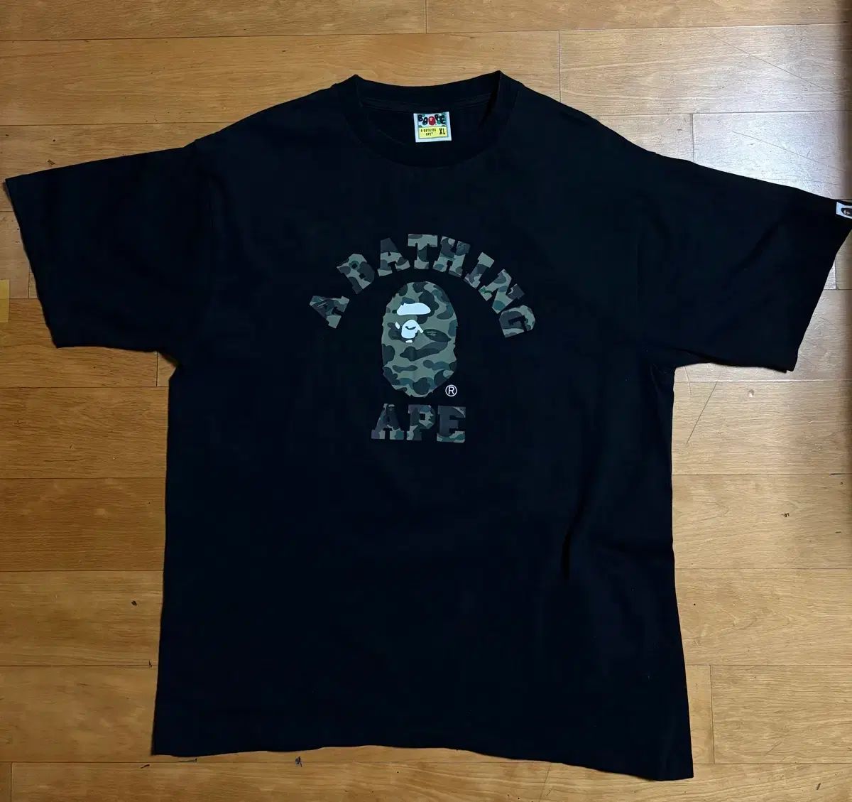 A BATHING APE アベイシングエイプ カモフラ 半袖 Tシャツ