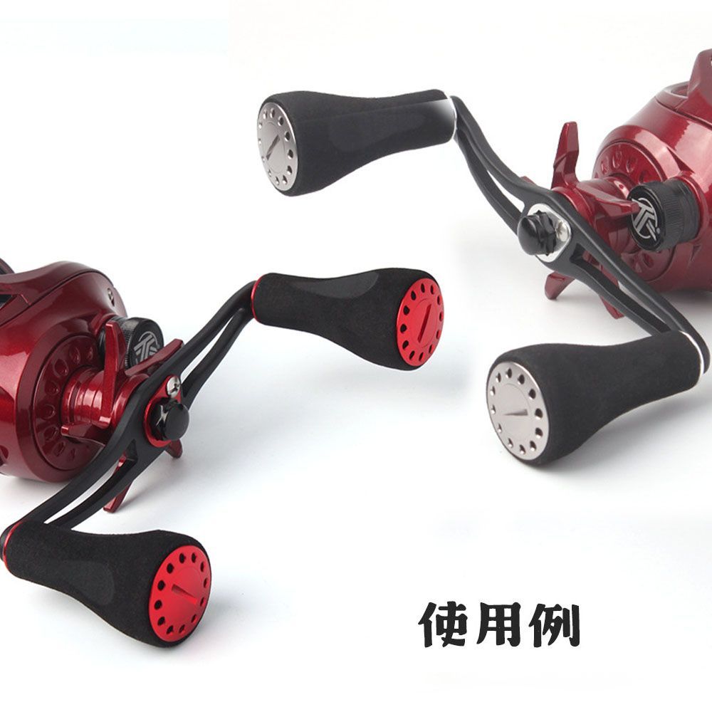 黒色 リール パーツ ベイトリール ハンドル シマノ Shimano 用の