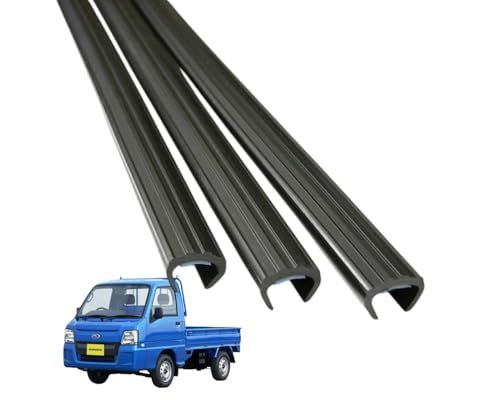 MOTOR POWER 軽トラック 荷台 ゲートプロテクター 3本セット あおりガード 黒 1970ｍｍ ×2 1400ｍｍ ×1 サンバートラック TT1 TT2 S201H S201J S211H S211J S500J S510J スバ 820ed3ee