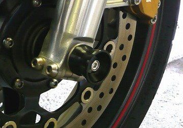 新品 アグラス(AGRAS) フロントアクスルプロテクター ファンネルタイプ ホワイト CB1100 344-174-J0W