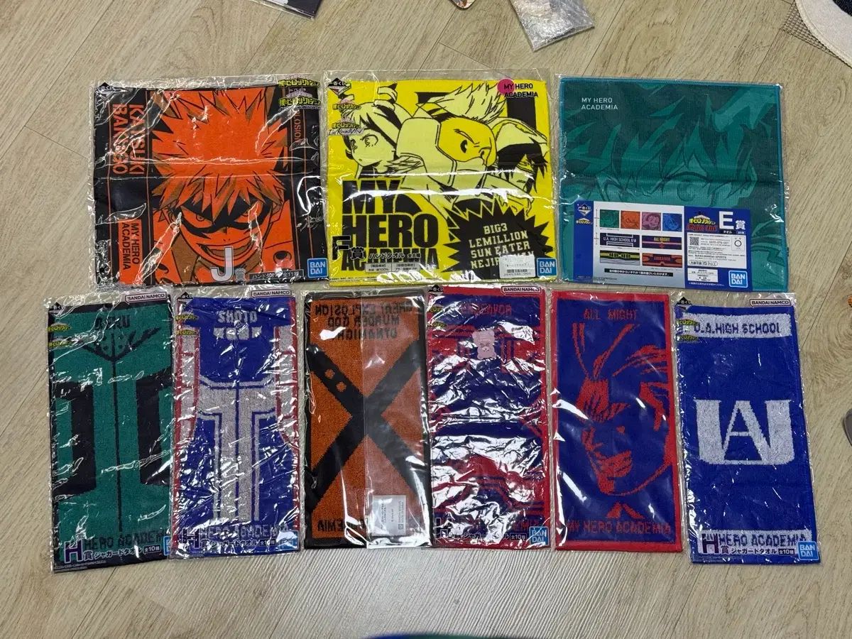 僕のヒーローアカデミア ヒロアカ COOGI(クージー) 下位賞 h賞 タオル タオル まとめ