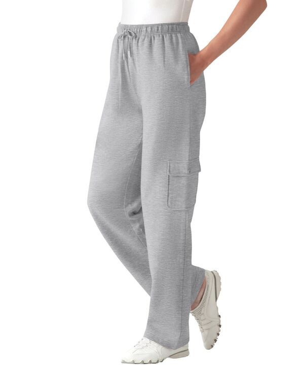 ウーマン ウィズイン レディース ボトムス カジュアルパンツ パンツ スウェットパンツ フリース Woman Within Womens Within BetterFleece PullOn Carg