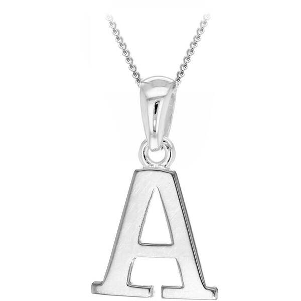 ビー ユー レディース アクセサリー ネックレス・チョーカー・ペンダントトップ レース Be You Silver Initial Necklace Sterling Silver シルバー