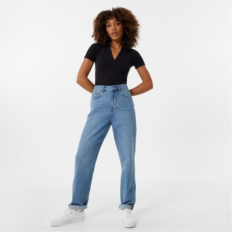ジャック ウィルス レディース ボトムス デニムパンツ ジーンズ Jack Wills Maddie High Rise Jeans Light Wash